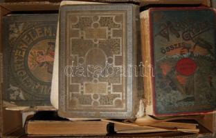 Nagy ládányi könyv hagyaték kb 1860-tól sok jobb könyvvel, lexikonnal vegyes állapotban. Jelképes ár, érdemes megnézni!