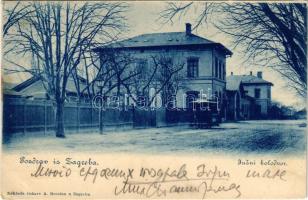 1899 (Vorläufer) Zagreb, Zágráb; Juzni kolodvor / railway station