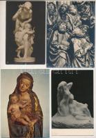 SZOBROK - 37 db RÉGI és MODERN képeslap / SCULPTURES - 37 pre-1945 and modern postcards