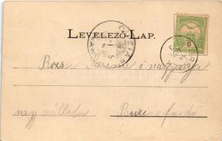 ~1903 Borszék, Borsec; Bagolyvár. Bogdánffy István kiadása / Cetatea Bufnitelor (EK)