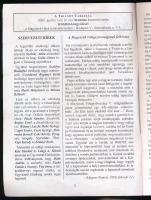 2000 Magyar Idő, a Trianon Társaság értesítője 3. szám, 2000. március, a címlapon: ,,Cián Trianonból...