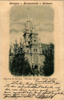 1901 Brassó, Kronstadt, Brasov; Biserica de Nicolae / Szent Miklós ortodox templom. Julius Müller utóda Tartler & Schreiber kiadása / St. Nicolaus Kirche / Romanian Orthodox church (EK)