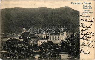 1904 Brassó, Kronstadt, Brasov; Blick vom Königsweg / látkép a Király útról / general view (EK)