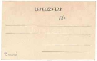 Brassó, Kronstadt, Brasov; Honterus szobor. H. Zeidner kiadása / Honterusdenkmal / statue (ázott / w...