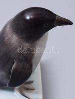 Herendi pingvin. Jelzett, hibátlan, m: 11,5 cm