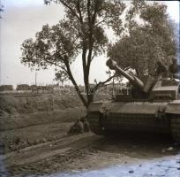 cca 1941 10 db II. világháborús mozgalmas katonai fotó negatív. 9x6 cmn