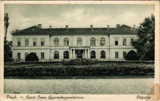 1933 Deszk, Szent Imre gyermekszanatórium, főépület (EK)