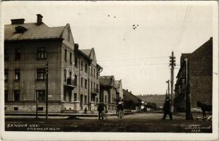 1929 Igló, Zipser Neudorf, Spisská Nová Ves; Smizanska cesta. Lumen / utca / street