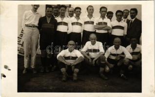 Magyar focisták, futball / Hungarian football players. photo (vágott / cut)