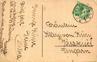 Eszék, Osijek, Essegg; Tvrdjava glavni trg / Festung Hauptplatz / Fő tér, lóvasút / main square, hor...