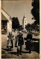 Torockó, Rimetea; magyar család / Ungarische Famile / Hungarian family, folklore. Foto. orig. Fischer J. Sibiu 1931.