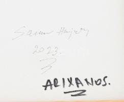 Samu Hajnalka (?-): Sensation. Akril, vászon. Jelzett a hátoldalán. 40x50 cm