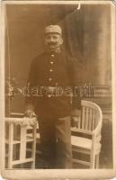 Osztrák-magyar katona / Austro-Hungarian K.u.K. military, soldier. photo (szakadás / tear)