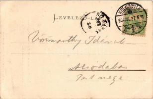 1902 Kolozsvár, Cluj; Óvár Karolina téri Szt. Ferenciek temploma. Berkovits Gyula és társa kiadása /...