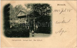 1902 Borszék, Borsec; Lobogó-fürdő / spa