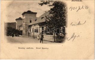 1902 Borszék, Borsec; Remény szálloda / hotel