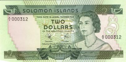 Salamon-szigetek 1977-81. 2$, 5$, 10$, 20$ komplett sor! T:I