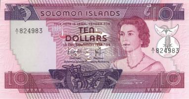 Salamon-szigetek 1977-81. 2$, 5$, 10$, 20$ komplett sor! T:I