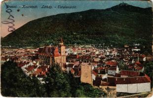 Brassó, Kronstadt, Brasov; látkép / Totalansicht / general view (EM)