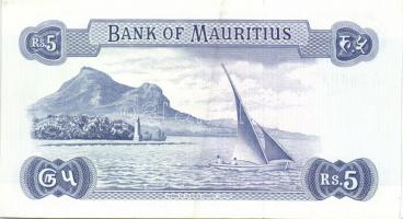 Mauritius 1967. 5R, 10R, 25R, 50R sign.4 komplett sor! T:I