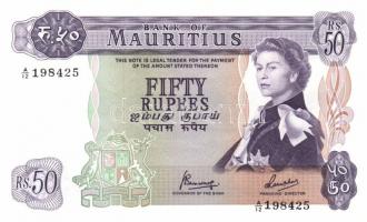 Mauritius 1967. 5R, 10R, 25R, 50R sign.4 komplett sor! T:I