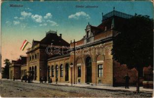 1918 Miskolc, Gömöri pályaudvar, vasútállomás. Vasúti levelezőlapárusítás 46. sz. 1916. (r)