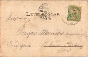 1904 Zsámbék, Prépostsági templom, műemlék a XIII. századból. Haas S. kiadása (fa)