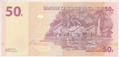 Kongó 2007. 50Fr "KB6705875H" T:UNC Congo 2007. 50 Francs "KB6705875H" C:UNC