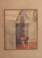 Rauscher Juliska (1888-1947): Buják, a gróf Pappenheim vadászkastély látképe és enteriőrje, 1920-as ...