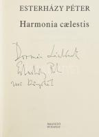 Esterházy Péter: Harmonia caelestis. A szerző, Esterházy Péter (1950-2016) író által DEDIKÁLT példán...