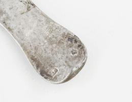 Ezüst (Ag) evőkanál, jelzett, h: 21 cm, nettó: 48 g