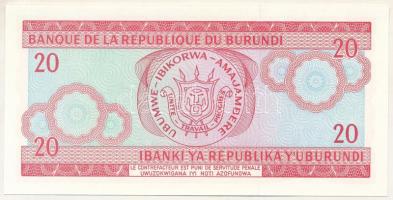Burundi 2007. 20Fr "DW 860617" T:UNC Burundi 2007. 20 Francs "DW 860617" C:UNC