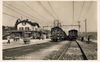 Neuhasen Bahnhof Foto AK