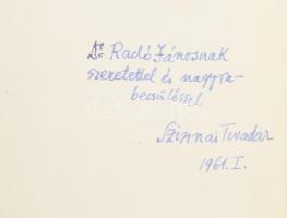 Lewis, Sinclair: Gideon Planish. Bp., 1960, Európa. Szinnai Tivadar fordító által DEDIKÁLT! Kiadói f...