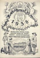 Irredenta propaganda with scouts, King St Stephan and christmas