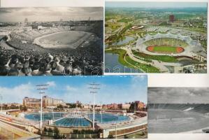 STADIONOK - 16 db MODERN képeslap és fotó / STADIUMS - 16 MODERN postcards and photoes