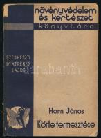 Horn János: Körte termesztése. Növényvédelem és kertészet könyvtára. 1936, Növényvédelem és Kertészet. Kiadói sérült papírkötés, kopottas állapotban.