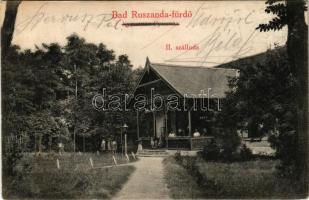 1914 Ruszanda-fürdő, Banja Rusanda (Melence, Melenci); II. szálloda. Petrity Lyubomir kiadása / spa hotel (fl)