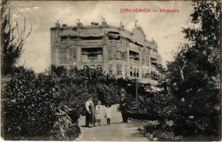 1913 Crikvenica, Cirkvenica; Miramare szálloda / hotel (felületi sérülés / surface damage)