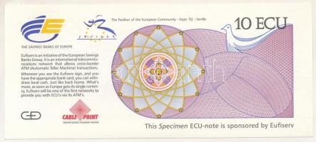 Spanyolország 1992. 10E "1992-es sevillai világkiállítás" T:AU
Spain 1992. 10 Ecu "S...