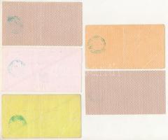 Horvátország 1994. 10l + 20l + 50l (2x) + 2K "Novčani bon (pénztárbizonylat)" T:AU-F
Croa...