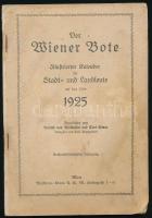 1925 Der Wiener Bote Illustrierter Kalender für Stadt- und Landleute auf das Jahr 1925, 123p