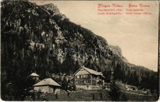 1916 Tátra, Magas-Tátra, Vysoké Tatry; Nagytarpataki völgy, Zerge szálloda. Franz Pietschmann / Gross-Kohlbachtal, Hotel Gemse (EB)