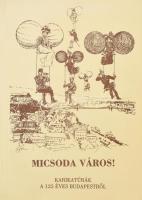 Sándor P. Tibor (szerk.): Micsoda város! Karikatúrák a 125 éves Budapestről. A Fővárosi Szabó Ervin Könyvtár Budapest Gyűjteményének kiállítása. Bp., 1998. Kiadói papírkötés, kissé kopottas állapotban.