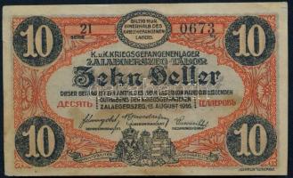 Zalaegerszeg/hadifogolytábor 1916. 10f T:I- alul kis beszakadás, foltos