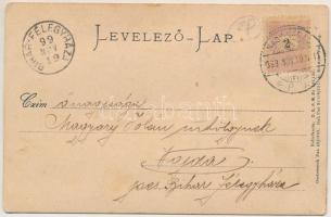 1899 (Vorläufer) Blaha Lujza és Vidor Pál. Dombornyomott magyar színész lap. Strelisky cs. és k. udv...