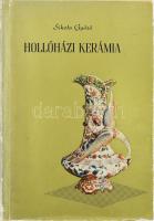 Dr. Sikota Győző: Hollóházi kerámia. "Édesanyám emlékére- akinek segítségével írtam könyvemet - ..." Bp.,1961, Műszaki, 154+1 p. Fekete-fehér és színes fotókkal illusztrálva, egy lapon 'kerámiajegyekkel.' Kiadói kopott papírkötés. Megjelent 1600 példányban. Aláhúzásokkal.