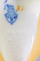 Zsolnay porcelán modern ,,darázs" váza, tervező: Török János, kézzel festett, jelzett, hibátlan...