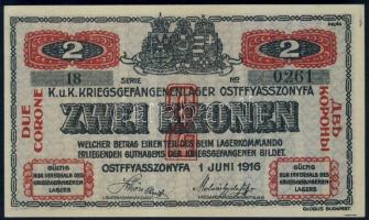 Ostffyasszonyfa/hadifogolytábor 1916. 2K T:I