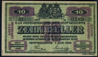 Ostffyasszonyfa/hadifogolytábor 1916. 10f T:I